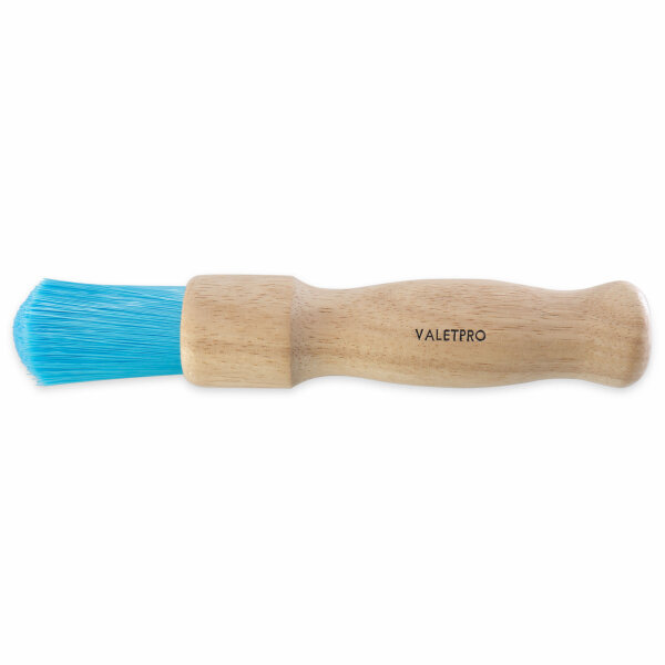ValetPRO Chemical Resistant Brush with Wooden Handle Chemical Resistant Rim Brush