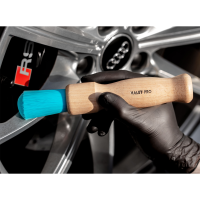 ValetPRO Chemical Resistant Brush with Wooden Handle Chemical Resistant Rim Brush
