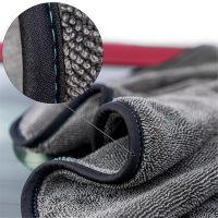 Nuke Guys Grey Rillium 1000 GSM Microfibre Car Dry Cloth 50x80cm