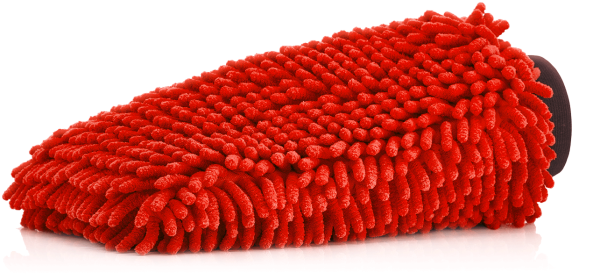 Mikrofaser Auto Wasch Handschuh XL Chenille beidseitig, rosa/rot Waschhandschuh