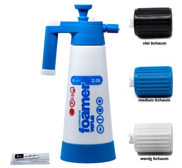 Kwazar Venus Super Foamer Cleaning Pro+ Viton 2L Box with Accessories