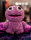 Liquid Elements Purple Monster Plüschtier aus orginalem Purple Monster Mikrofaserstoff, 22 x 16 x 12 cm, waschbar bei max. 60 °C