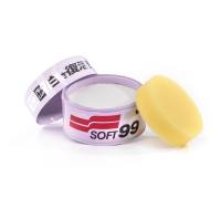 Soft99 White Soft Wax, Auto Hartwachs, für weiße/helle Autolacke, 350 gr