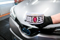 Soft99 The King of Gloss White hard wax, car wax for light paints, water repellent, with sponge, 300gr.