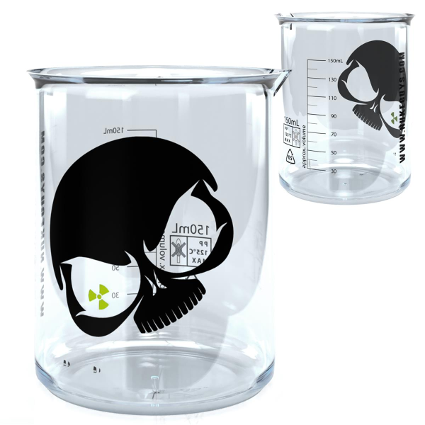 Griffin Measuring Cup 150 ml PP - Nuke Guys Skull 2 coloured