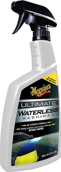 Meguiar’s® Ultimate Waterless Wash & Wax Trockenwäsche & Autowachs Reinigungsspray 768ml