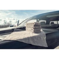Nuke Guys -  Asphaltliebe 5er Pack Allzweck Mikrofasertuch, grau, 40x40cm, 380 GSM