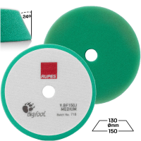 Polishing sponge Velcro medium 130/150mm 1 piece