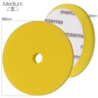 Menzerna Medium Cut Premium Pad - 180 mm - yellow