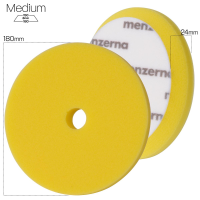 Menzerna Medium Cut Premium Pad - 180 mm - yellow