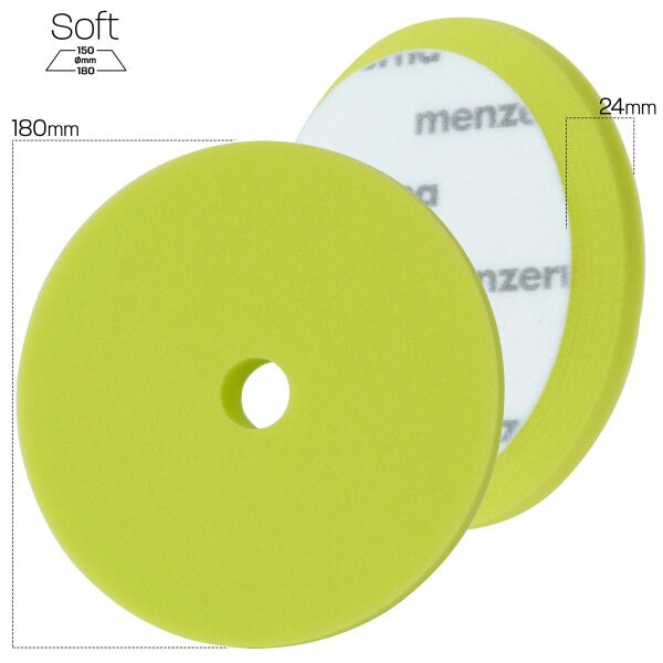 Menzerna Soft Cut Premium Pad - 180 mm - green