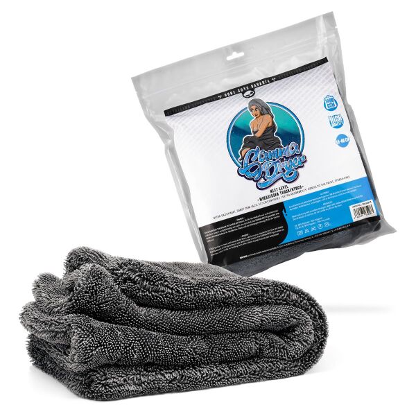 Nuke Guys - Gamma Dryer - Mikrofaser Trockentuch  - 1400 GSM, 40x40cm - grau - verpackt