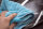 Microfibre cloth, ultra-fluffy polishing cloth, 40x40cm, 550 GSM, satin edge light blue neutral