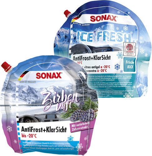 SONAX AntiFrost+KlarSicht Konzentrat (1 Liter) ergibt bis zu 3