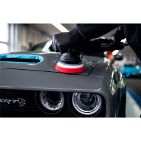 Garage Freaks Polierpad Heavy Cut Foam Pad - hart, rot, 150mm