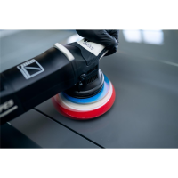 Garage Freaks Polierpad Heavy Cut Foam Pad - hart, rot, 150mm