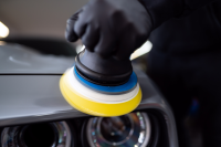 Garage Freaks Polishing Pad Medium Cut Foam Pad - medium, yellow, 150mm