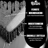 Nuke Guys - 3 Way Wonder - Mikrofaser Waschandschuh rot