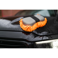 Nuke Guys - 2 Way Wonder - Chenille - Insect Net Strap On Wash Sponge Orange