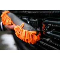 Nuke Guys - 2 Way Wonder - Chenille - Insect Net Strap On Wash Sponge Orange