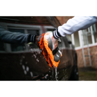 Nuke Guys - 2 Way Wonder - Chenille - Insect Net Strap On Wash Sponge Orange
