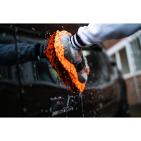 Nuke Guys - 2 Way Wonder - Chenille - Insect Net Strap On Wash Sponge Orange