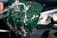 Nuke Guys - Chenille Wash Glove dark green