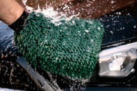 Nuke Guys - Chenille Wash Glove dark green