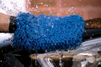 Nuke Guys - Chenille Waschhandschuh blau