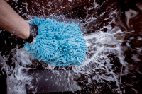 Nuke Guys - Chenille Wash Glove light blue