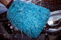 Nuke Guys - Chenille Waschhandschuh hellblau