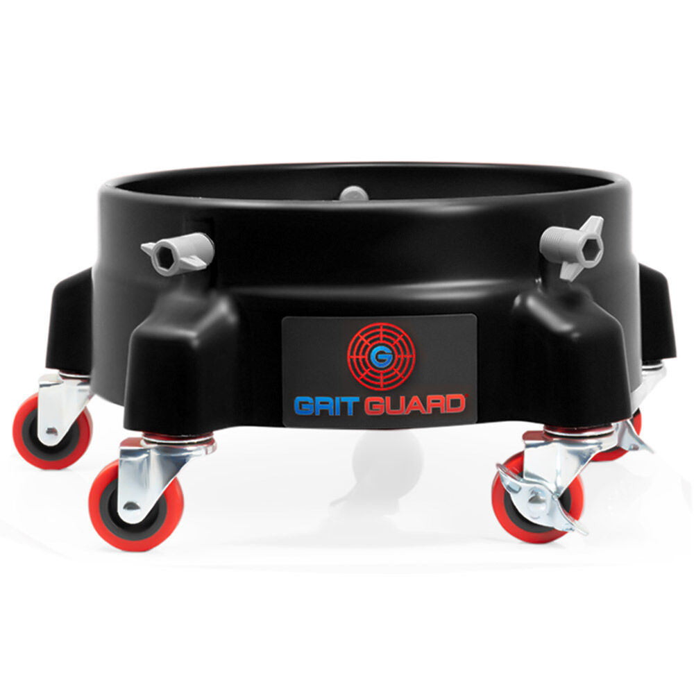Grit Guard Black 5 Caster Bucket Dolly with decal blau, 49,95