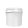 GritGuard Wascheimer 3,5 GAL (13 l) ohne Aufdruck transparent