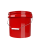 GritGuard Wascheimer 3,5 GAL (13 l) ohne Aufdruck rot