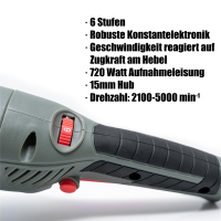 PLSH Eccentric polisher H15 15mm stroke, 125mm backing pad