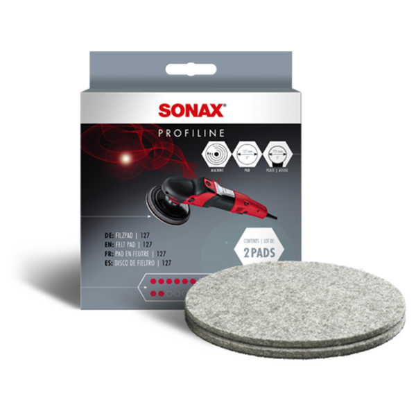 SONAX - PROFILINE felt pad 127, set of 2, 127mm diameter
