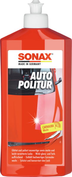 SONAX Autopolitur fÃ¼r Bunt- und Metalliclacke 500ml