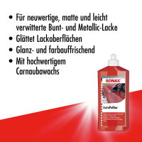 SONAX Autopolitur für Bunt- und Metalliclacke 500ml