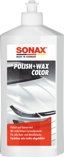 SONAX Polish+Wax Color weiß 500ml