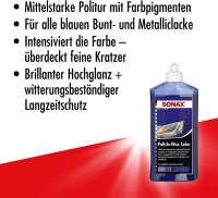 SONAX Polish+Wax Color blue 500ml