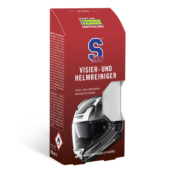 Dr. Wack S100 Visor & Helmet Cleaner incl. Microfibre Cloth