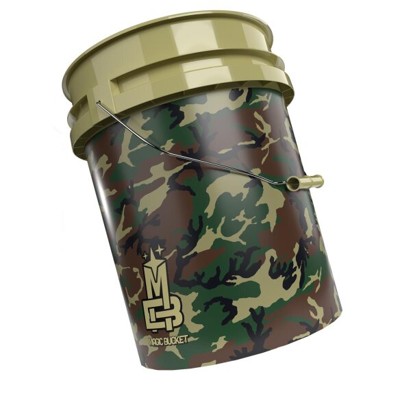 Magic Bucket Wascheimer 5 US Gallonen (ca. 20 Liter) Camouflage Green