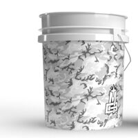 Magic Bucket Wascheimer 5 US Gallonen (ca. 20 Liter) Camouflage Grey