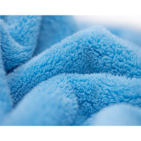 Edgeless superfluff 550 GSM 40x40cm microfiber cloth light blue