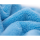 Edgeless superfluff 550 GSM 40x40cm microfiber cloth light blue