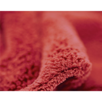 Edgeless superfluff 550 GSM 40x40cm microfiber cloth red