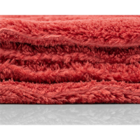 Edgeless superfluff 550 GSM 40x40cm microfiber cloth red