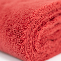 Edgeless superfluff 550 GSM 40x40cm microfiber cloth red