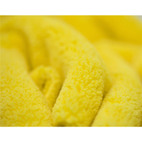 Edgeless superfluff 550 GSM 40x40cm microfiber cloth yellow