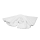 Edgeless Superflausch 550 GSM 60x40cm Mikrofasertuch weiß